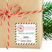 Personalized Holiday Gift Stickers from North Pole 100 Deals