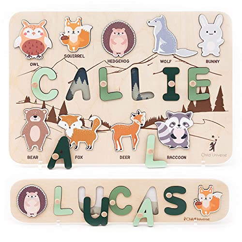 Personalized Wood Name Puzzle for Baby | Custom Design 100 Deals