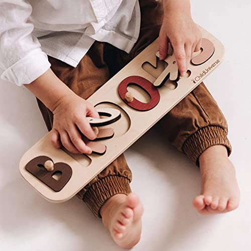 Personalized Wood Name Puzzle for Baby - Olive 100 Deals