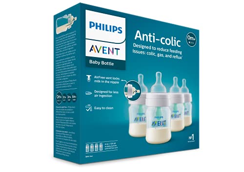 Philips AVENT Anti-Colic Baby Bottles, 4pk 100 Deals