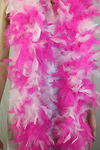 Pink Feather Boa - 60g, 2 Yards 100 Deals