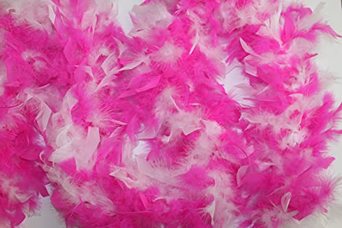Pink Feather Boa - 60g, 2 Yards 100 Deals
