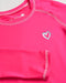 Pink Platinum Girls' Rash Guard - Size 6-7 100 Deals