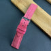 Pink Stingray Leather Watch Band - 20mm 100 Deals