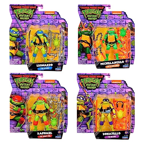 Playmates Toys TMNT Mutant Mayhem Figure Bundle 100 Deals