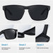 Polarized Retro Square Sunglasses for UV Protection 100 Deals