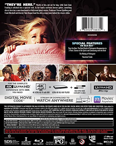 Poltergeist 4K Ultra HD Blu-ray Digital 100 Deals
