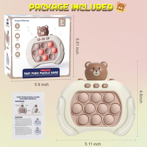 Pop Fidget Kids Games Toys - Pink 100 Deals