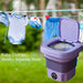 Portable Mini Washer for Small Loads, Purple 100 Deals
