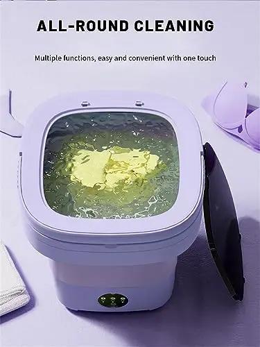 Portable Mini Washing machine, 11L, Purple color 100 Deals