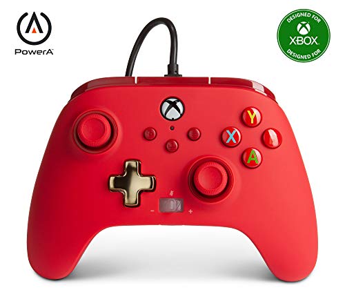 PowerA Xbox Series X|S Wired Controller - Red 100 Deals