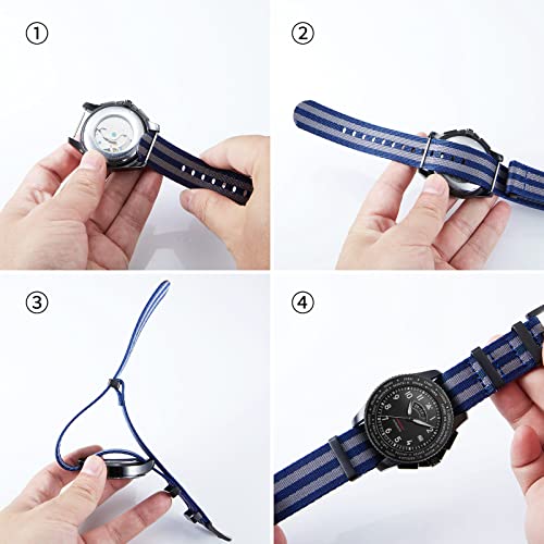 Premium Nylon Watch Band Replacement Straps - Multiple Colors Available 100 Deals