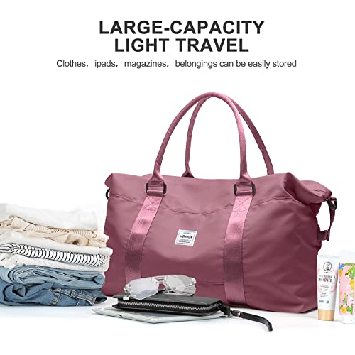 Purple Sports Tote Gym Bag for Women 100 Deals