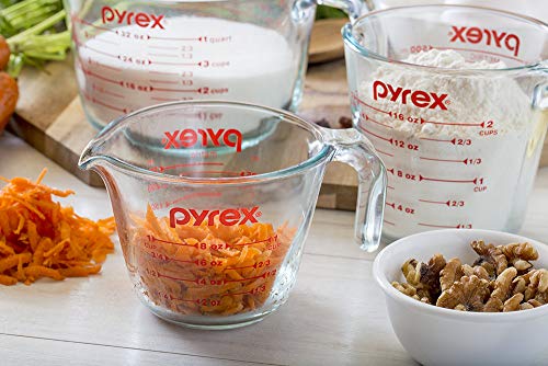 Pyrex Glass Measuring Cup Set, 3-Piece 100 Deals