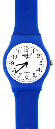 RUIWATCHWORLD Teen Time Watch Blue Silicone Band 100 Deals