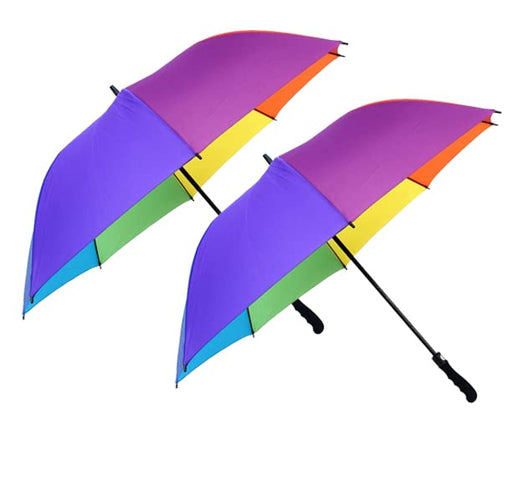 Rainbow Automatic Golf Umbrella 2 Pack 100 Deals