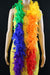 Rainbow Chandelle Feather Boa for Costumes 100 Deals