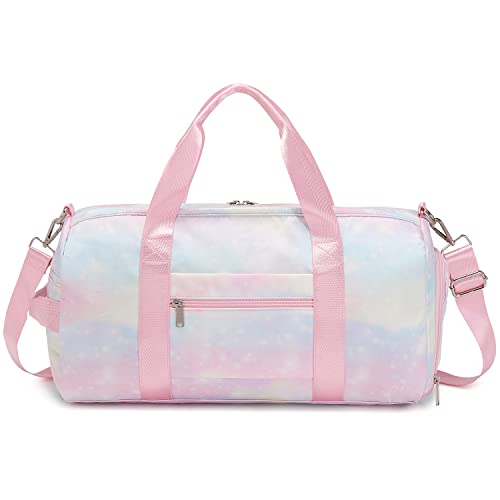 Rainbow Teen Travel Duffel with Shoe Compartment. 100 Deals
