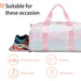 Rainbow Teen Travel Duffel with Shoe Compartment. 100 Deals