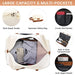 Realer Women's Canvas Weekender Duffle Bag 100 Deals
