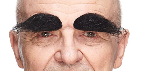 Realistic Self-Adhesive Black Mustaches and Eyebrows 100 Deals