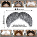 Realistic Self-Adhesive Walrus Fake Mustache for Adults 100 Deals