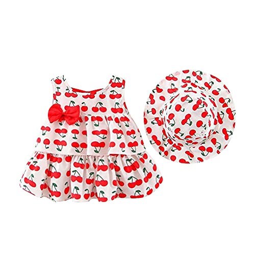Red Cherry Bowknot Tutu Dress Set - Baby Girls 6-12 Months 100 Deals