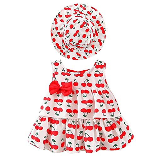 Red Cherry Bowknot Tutu Dress Set - Baby Girls 6-12 Months 100 Deals
