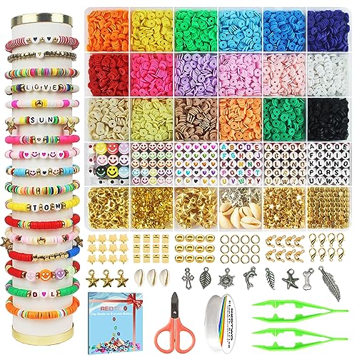 Redtwo 5100 Clay Beads Bracelet Making Kit 100 Deals