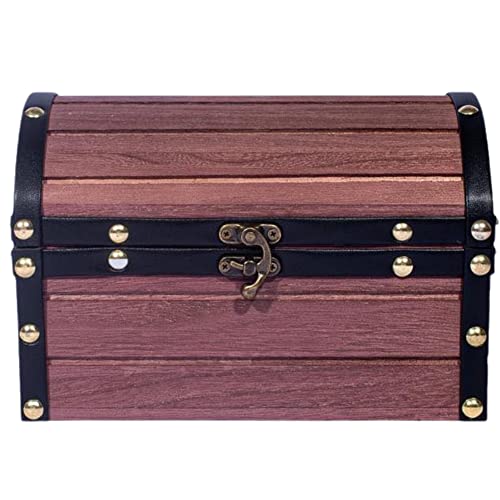 Redwood Handmade Wood and Leather Jewelry Box 100 Deals