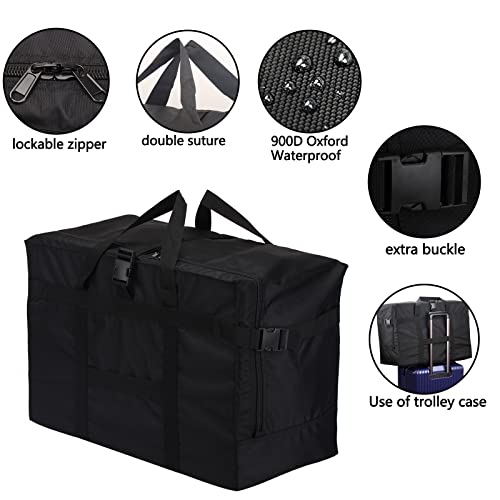 RicoRich 75L Foldable Travel Duffel Bag 100 Deals