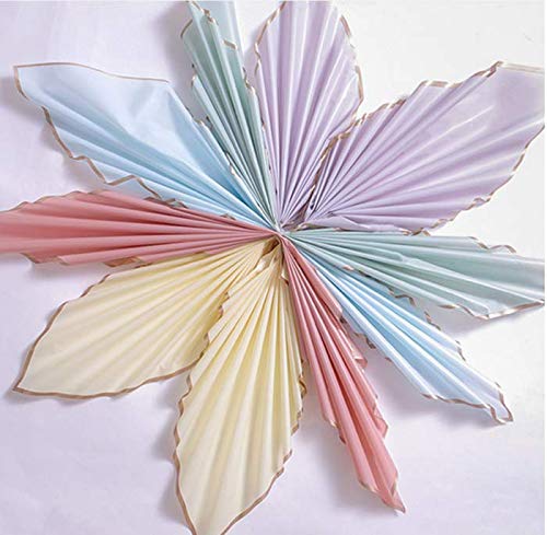 Rikyo Fresh Flowers Wrapping Paper, Waterproof, Gold Edge 100 Deals
