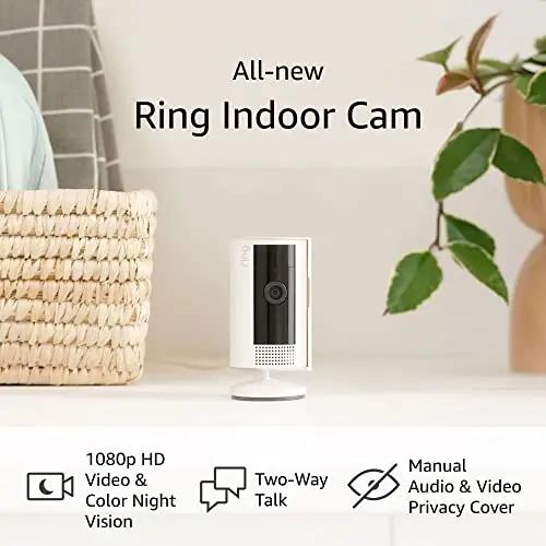Ring Indoor Cam 2023 - White Security Camera 100 Deals