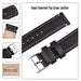 Ritche 23mm Quick Release Classic Vintage Leather Watch Bands Black Genuine Leather Watch Straps for Men 100 Deals