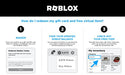 Roblox 4,500 Robux Digital Gift Code 100 Deals