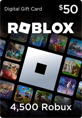 Roblox 4,500 Robux Digital Gift Code 100 Deals