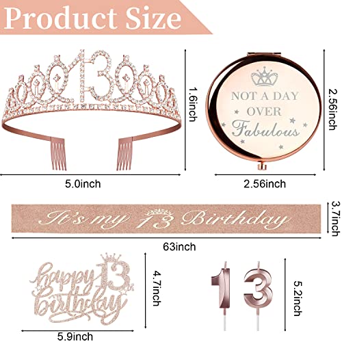 Rose Gold 13th Birthday Party Set 100 Deals
