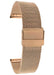 Rose Gold Stainless Steel Mesh Watch Band 100 Deals
