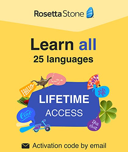 Rosetta Stone Lifetime Access: Learn 24 Languages 100 Deals