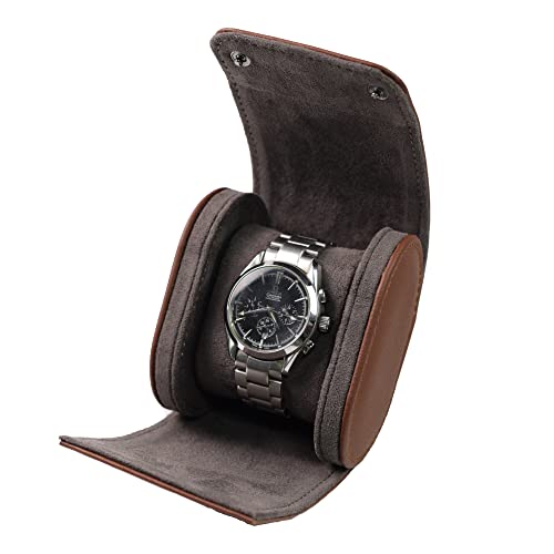 Rudmox Luxury Leather Watch Roll Organizer 100 Deals