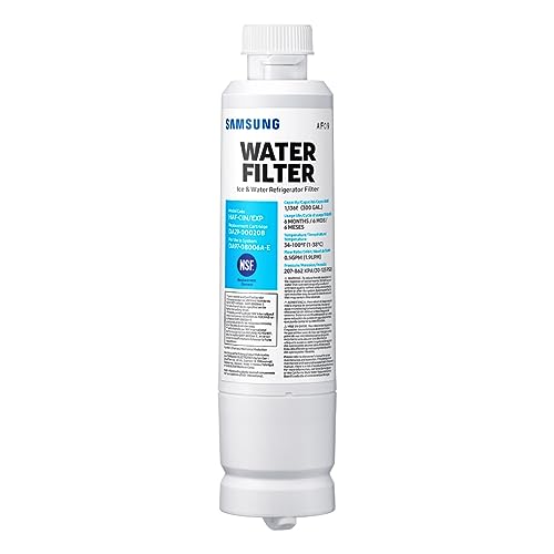 SAMSUNG Genuine Filter for Refrigerator Water and Ice, Carbon Block Filtration for Clean, Clear Drinking Water, 6-Month Life, HAF-CIN/EXP, 1 Pack 100 Deals