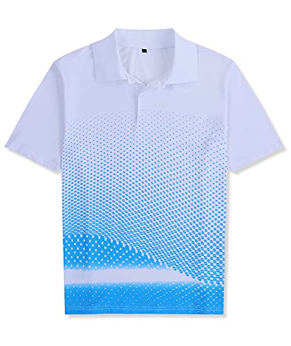 SCODI Men's Golf Polo Shirt White 2XL 100 Deals