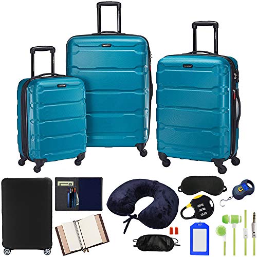 Samsonite Hardside Luggage Set - Caribbean Blue 100 Deals