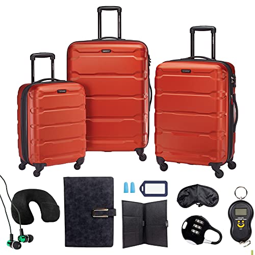 Samsonite Omni Hardside Luggage Set - Burnt Orange 100 Deals