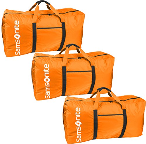 Samsonite Tote-A-Ton 32.5-Inch Duffel Bag, Orange, 3-Pack 100 Deals