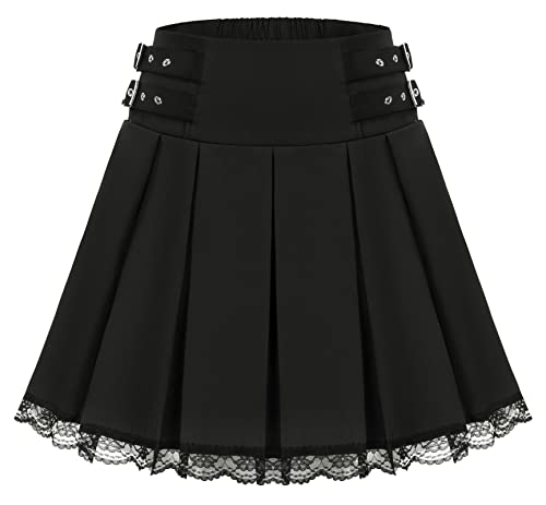 Scarlet Darkness Pleated Mini Skirt for Women 100 Deals