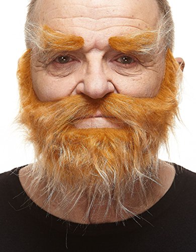 Self Adhesive Fake Mustache Beard, Novelty Costume 100 Deals