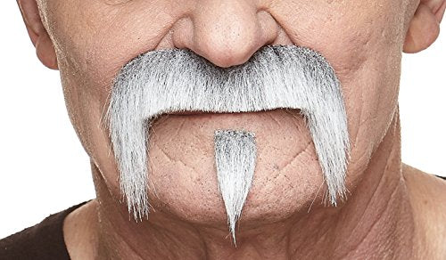 Self-Adhesive Gray Grandpa's Fake Mustache Costume 100 Deals