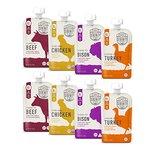 Serenity Kids Baby Food Pouches Variety Pack 100 Deals