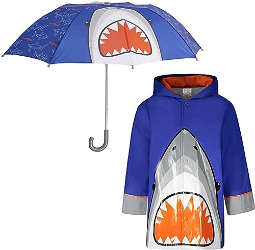 addie & tate Kids Shark Raincoat Set 100 Deals
